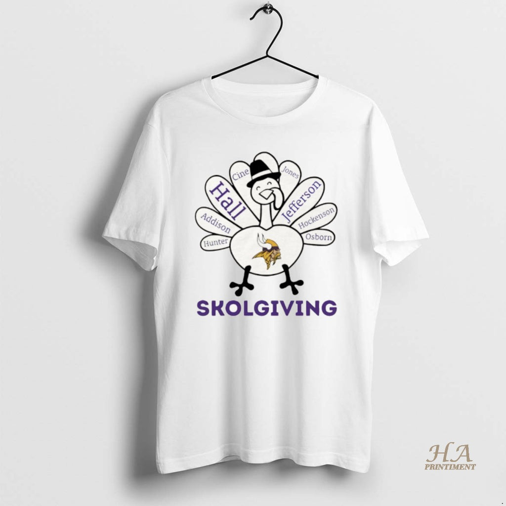 Official Thanksgiving With Minnesota Vikings Heroes T-Shirts, Hoodie, Sweatshirt | InkNestWear.com
