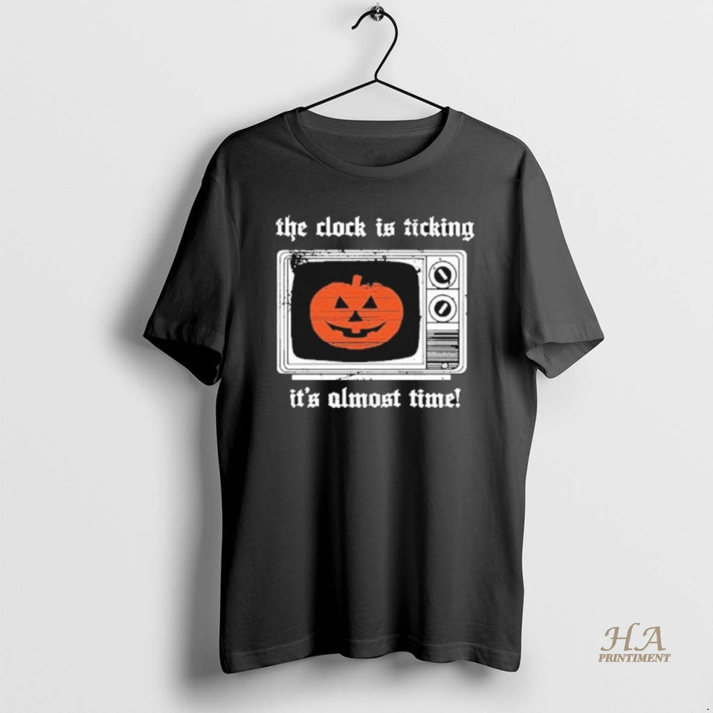 Official The Acacia Strain The Clock Is Ticking Its Almost Time Tv Mask Halloween T-Shirts, Hoodie, Sweatshirt