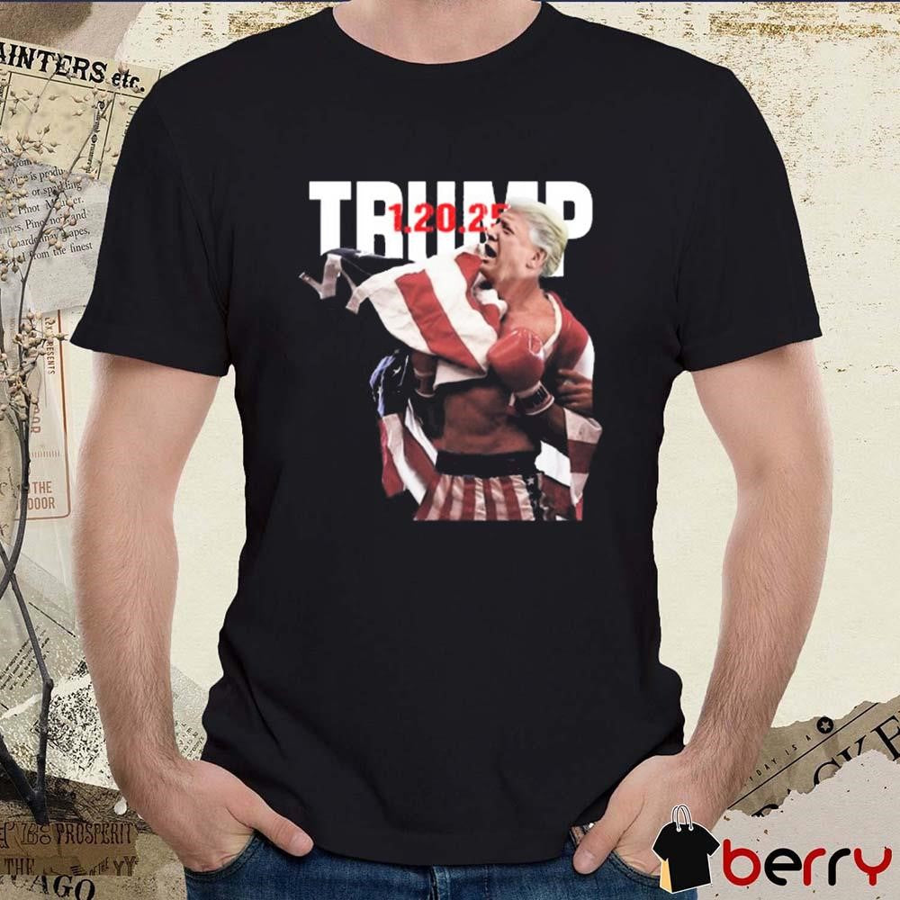 The Alex Jones Donald Trump Rocky 1.20.25 President America 47th t-shirt