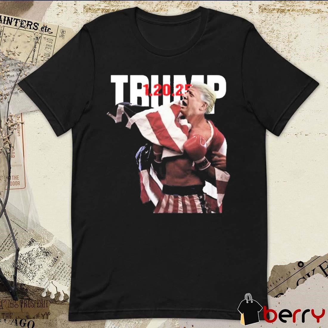 The Alex Jones Donald Trump Rocky 1.20.25 President America 47th t-shirt