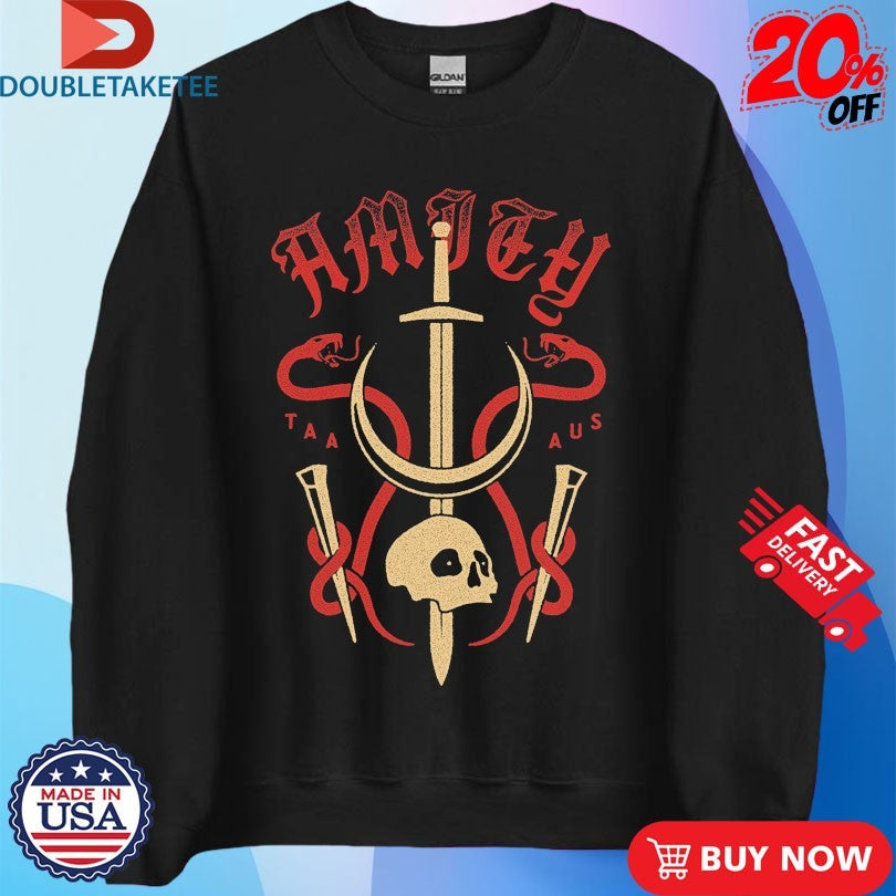 The Amity Affliction Banner Sword T-shirts