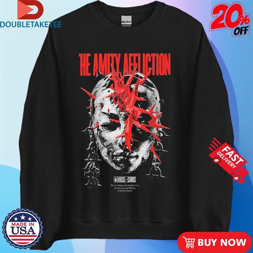 The Amity Affliction Head For House Of Cards Album Head Shirts