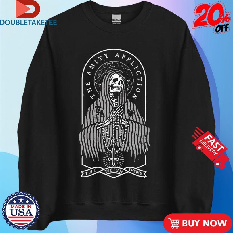 The Amity Affliction The Weigh Down Skeleton T-shirts