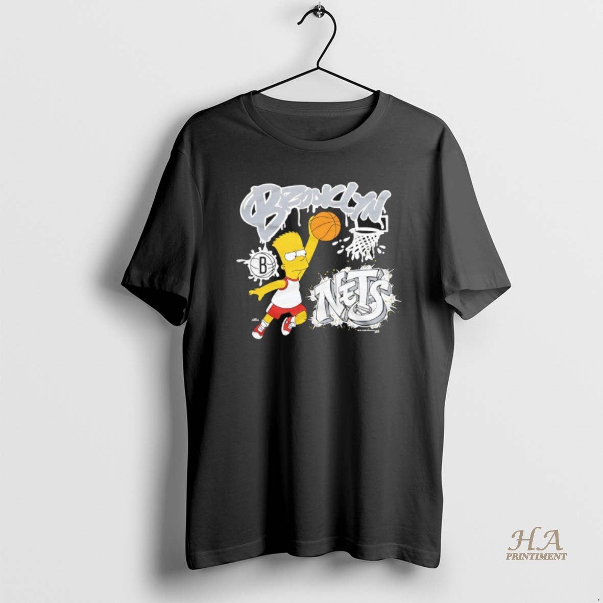 Official The Bart Simpson X Brooklyn Nets Basketball T-Shirts, Hoodie, Sweatshirt | InkNestWear.com
