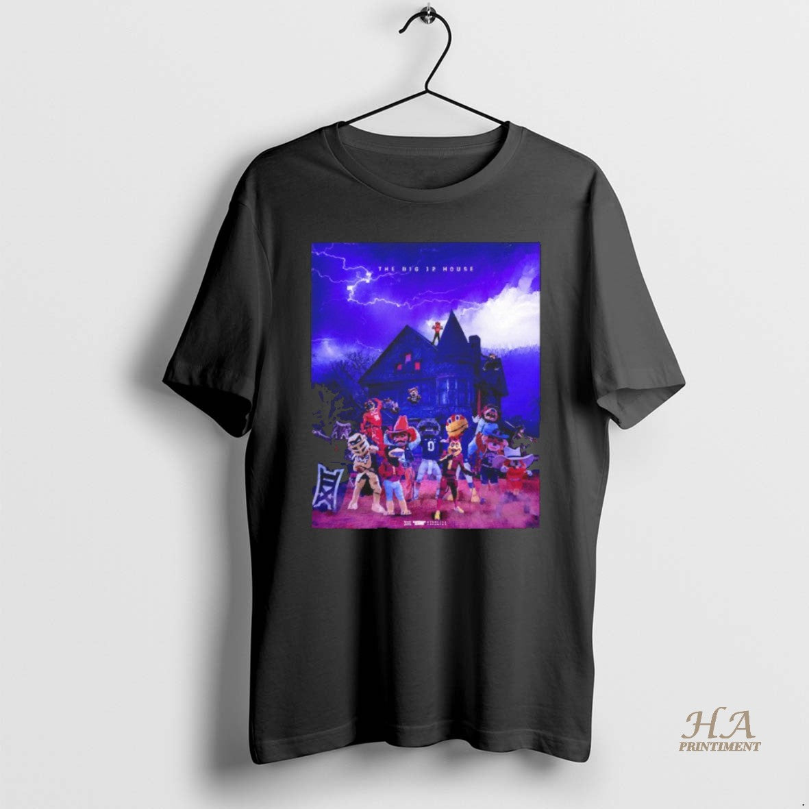 Official The Big 12 House Mascots Blackshirt T-Shirts, Hoodie, Sweatshirt | InkNestWear.com