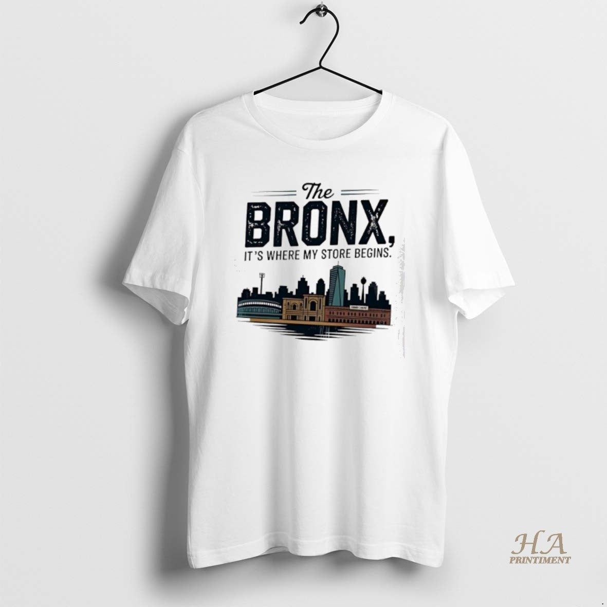 Official The Bronx Its Where My Store Begins Skyline T-Shirts, Hoodie, Sweatshirt | InkNestWear.com