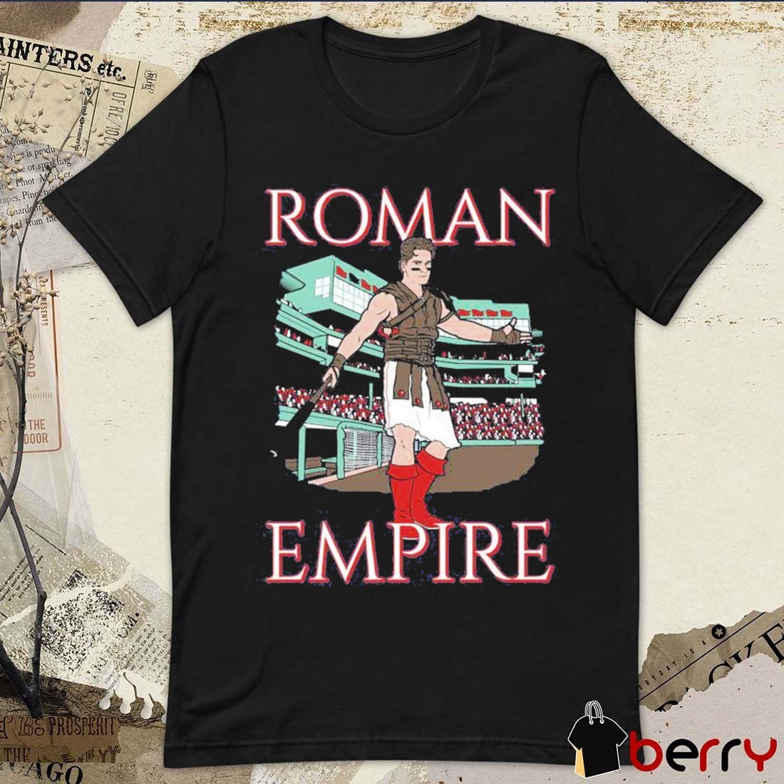 The Chowdaheadz The Roman Empire Boston Red Sox Baseball Teams t-shirt