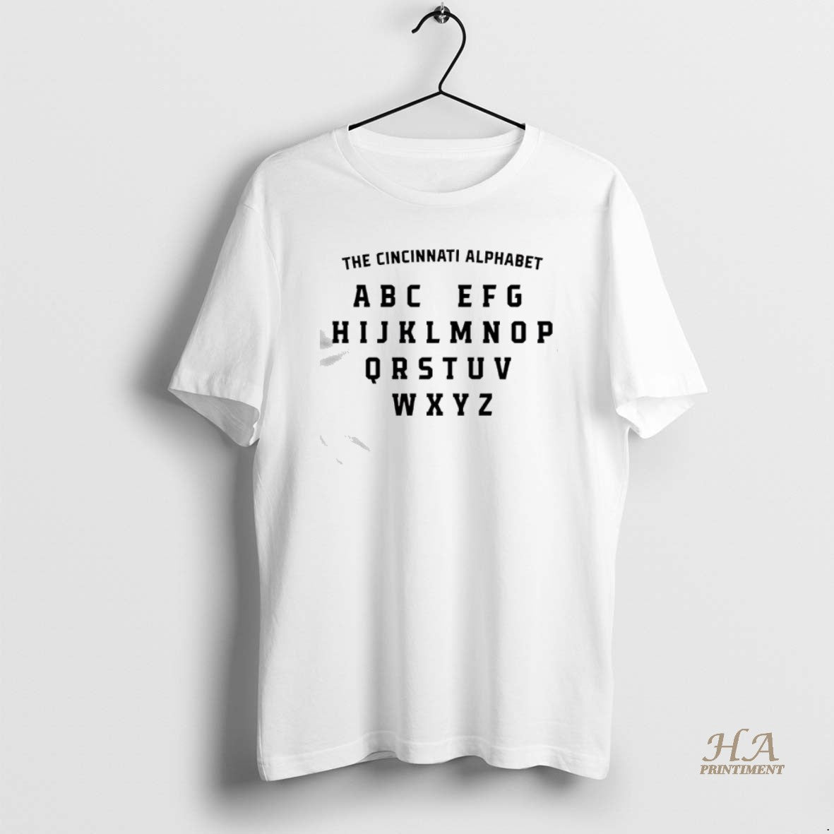 Official The Cincinnati Alphabet Abc Efg Hijklmnop Qrstuv Wxyz T-Shirts, Hoodie, Sweatshirt | InkNestWear.com