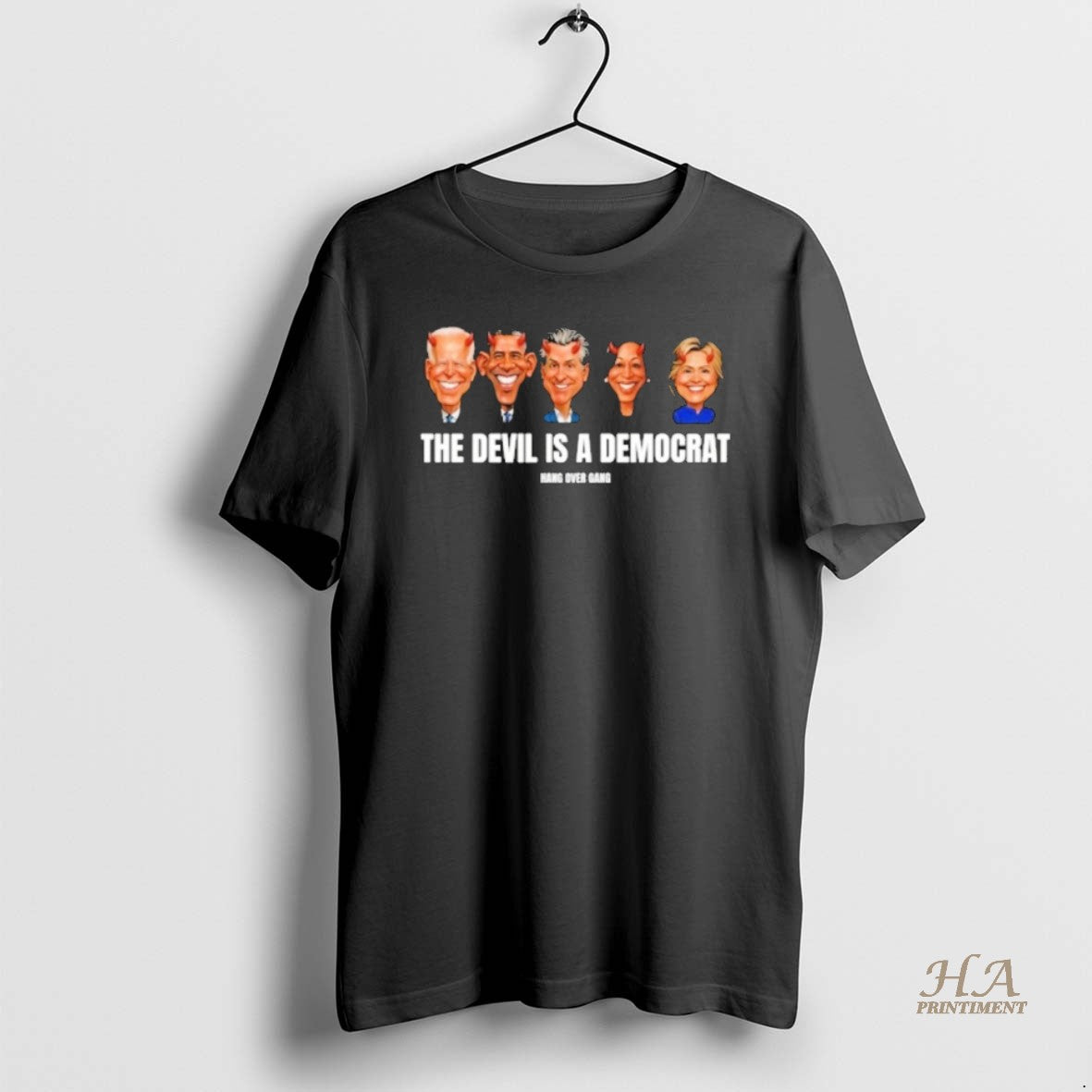 Official The Devils Is A Democrat Hang Over Gang T-Shirts, Hoodie, Sweatshirt | InkNestWear.com