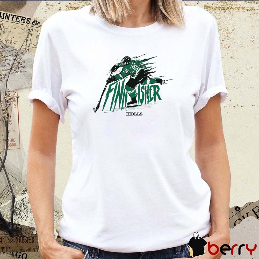 The Finnisher Mikko Rantanen Dallas Stars Hockey t-shirt