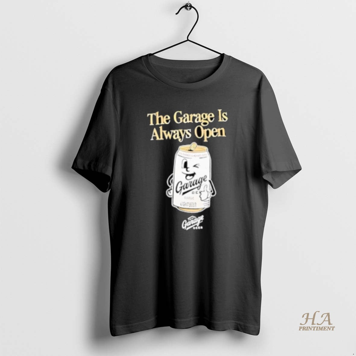 Official The Garage Is Always Open Garage Light Beer T-Shirts, Hoodie, Sweatshirt | InkNestWear.com