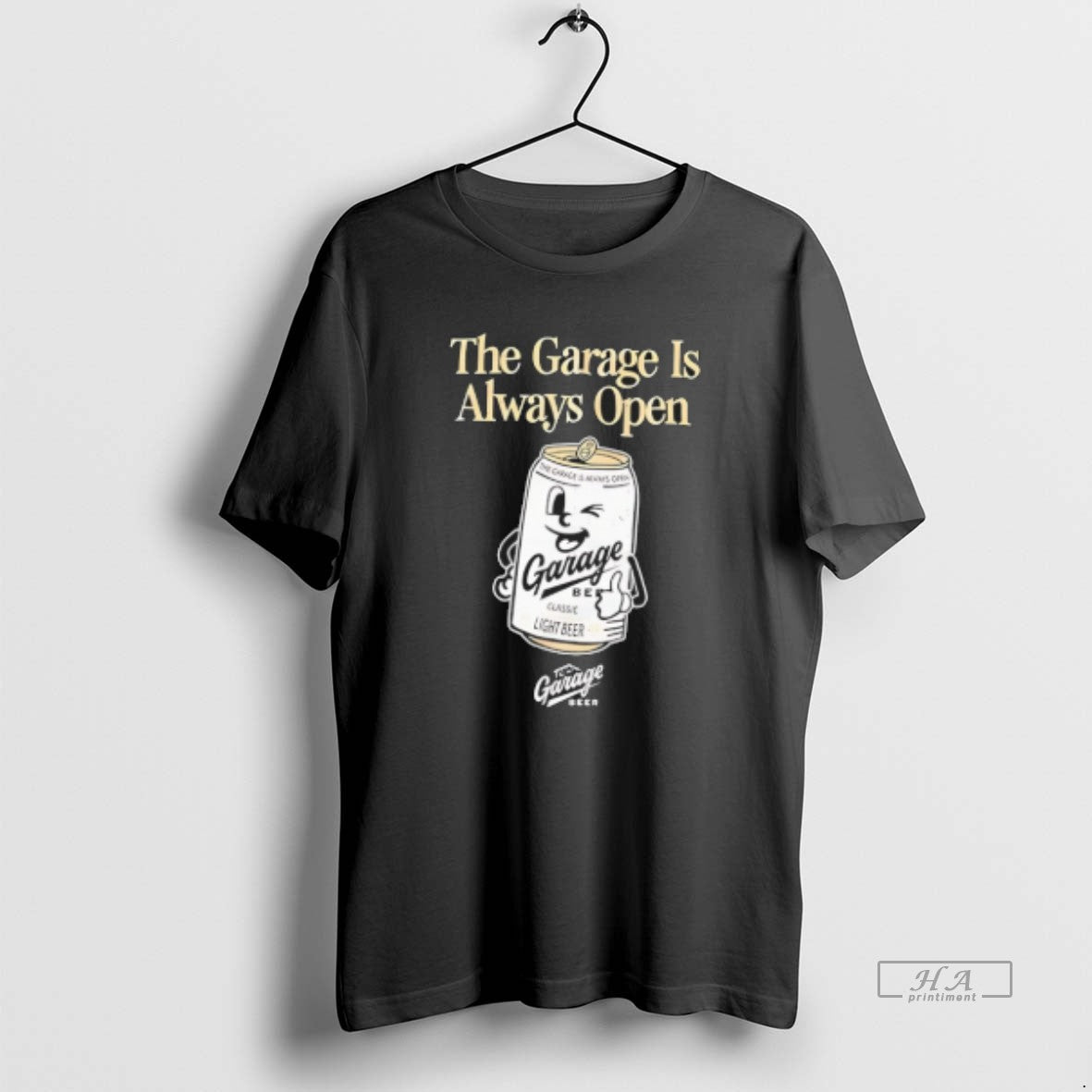 Official The Garage Is Always Opem Beers And Breweries Garage Beer T-Shirts, Hoodie, Sweatshirt | InkNestWear.com