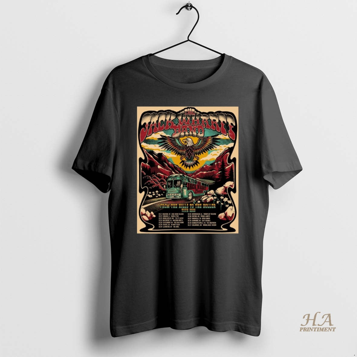 Official The Jack Wharff Band 2026 From The Hills To The Holler Tour T-Shirts, Hoodie, Sweatshirt | InkNestWear.com