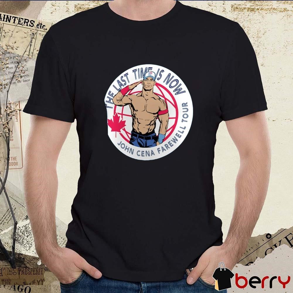 The Last Time Is Now John Cena Farewell Tour 2025 Toronto WWE 2025 Painting t-shirt