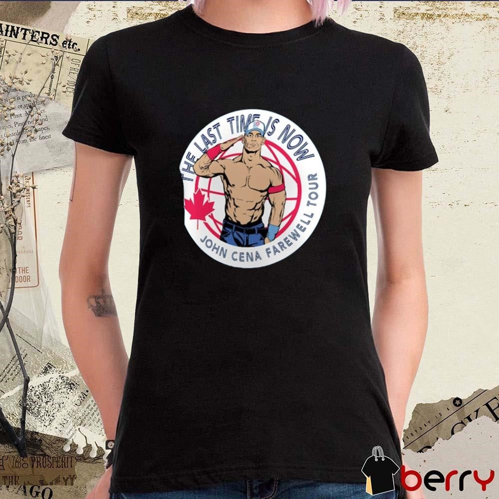 The Last Time Is Now John Cena Farewell Tour 2025 Toronto WWE 2025 Painting t-shirt