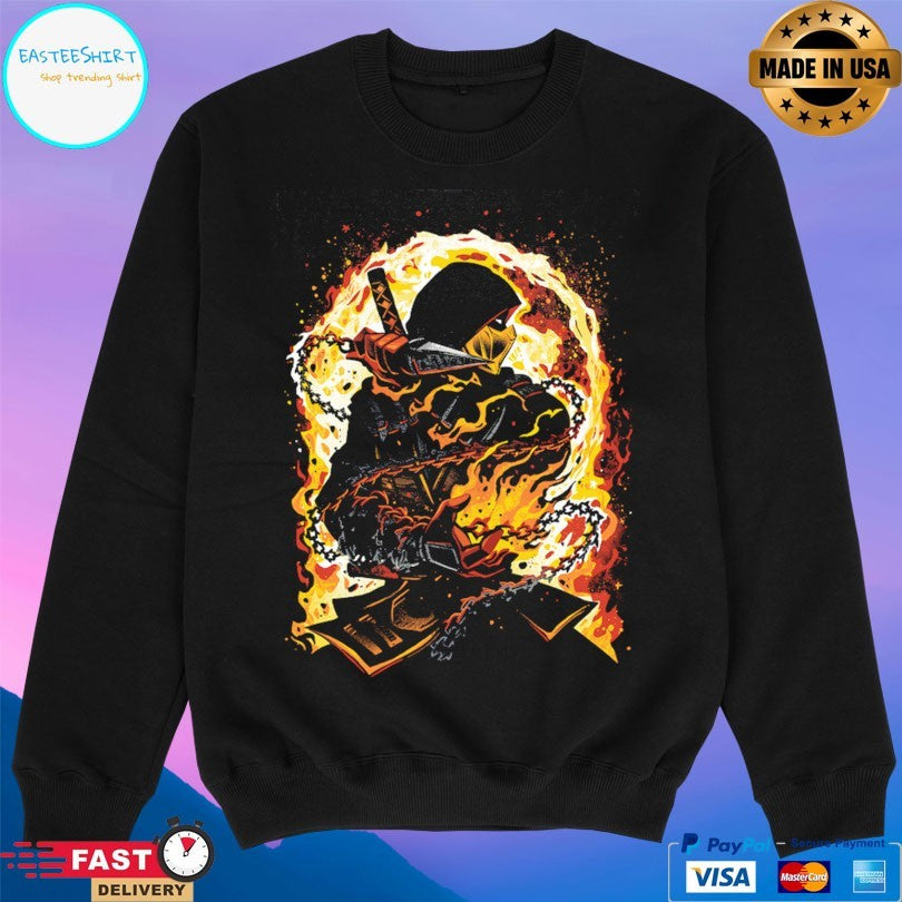 The Master Of Ninjutsu And Hellfire T-shirt