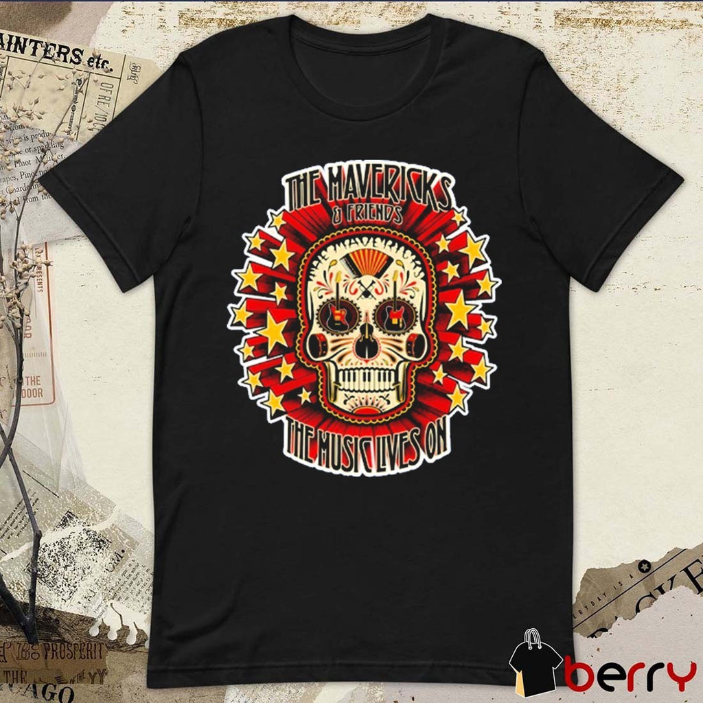 The Mavericks And Friends The Music Lives On 2026 Tour t-shirt