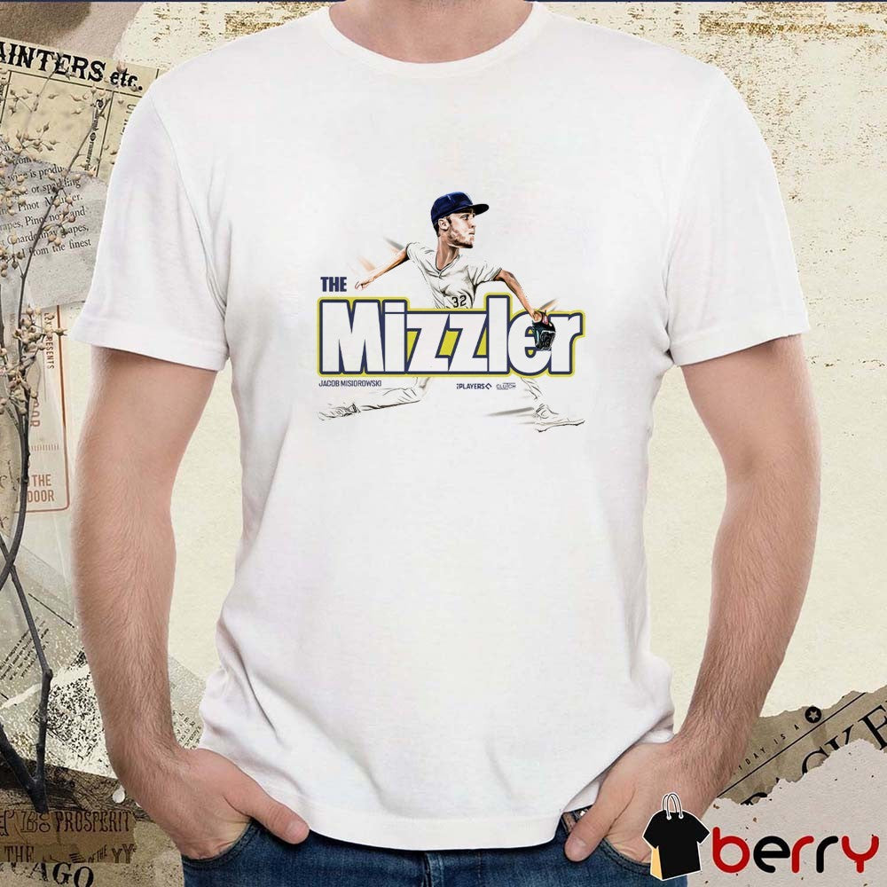 The Mizzler Jacob Misiorowski Milwaukee Brewers MLBPA Caricature t-shirt