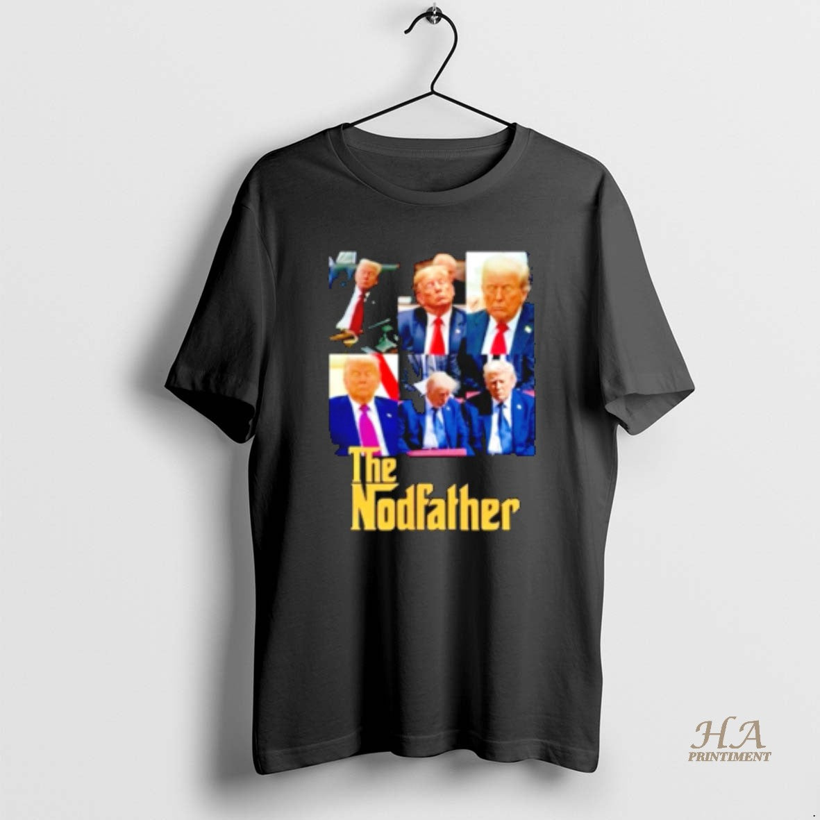 Official The Nodfather Trump Sleeping Funny T-Shirts, Hoodie, Sweatshirt | InkNestWear.com