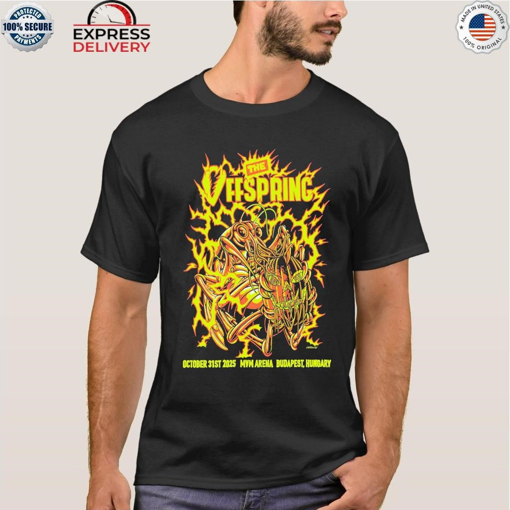 The Offspring Budapest Hungary, October 31 2025 Shirt