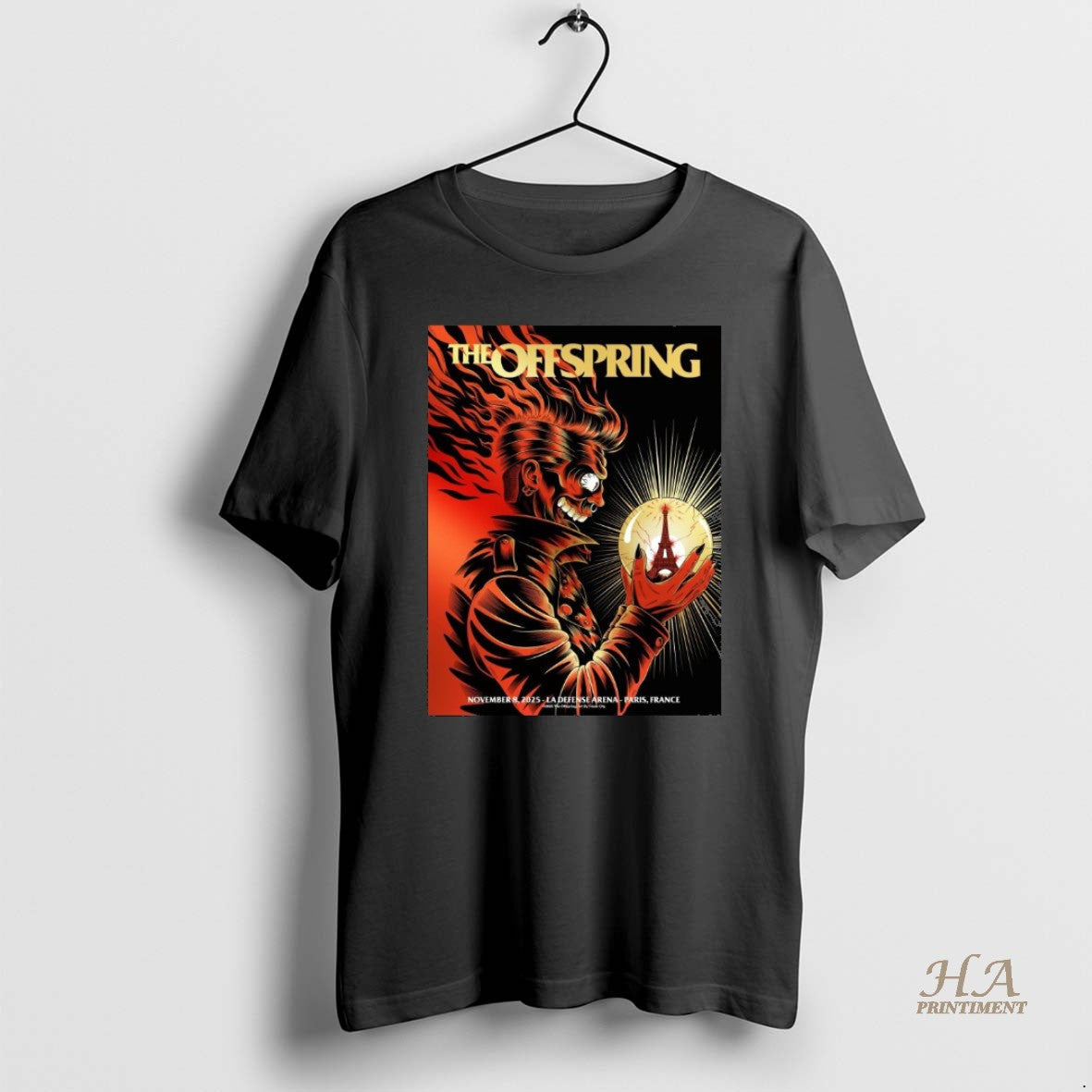 Official The Offspring Nov 8 2025 Paris La Defense Arena Nanterre France T-Shirts, Hoodie, Sweatshirt | InkNestWear.com