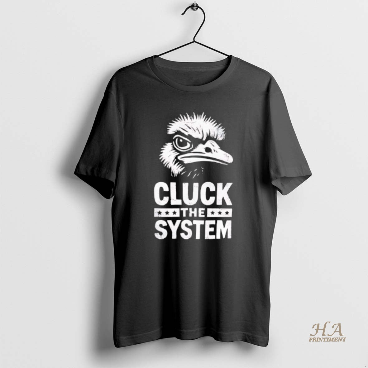 Official The Ostrich Cluck The System Retro T-Shirts, Hoodie, Sweatshirt | InkNestWear.com