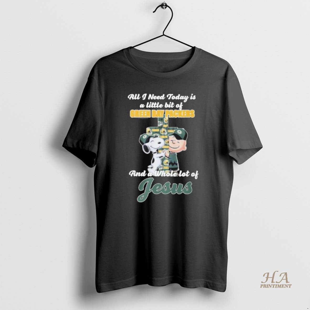 Official The Peanuts All I Need Today Is A Little Bit Of Green Bay Packers T-Shirts, Hoodie, Sweatshirt | InkNestWear.com