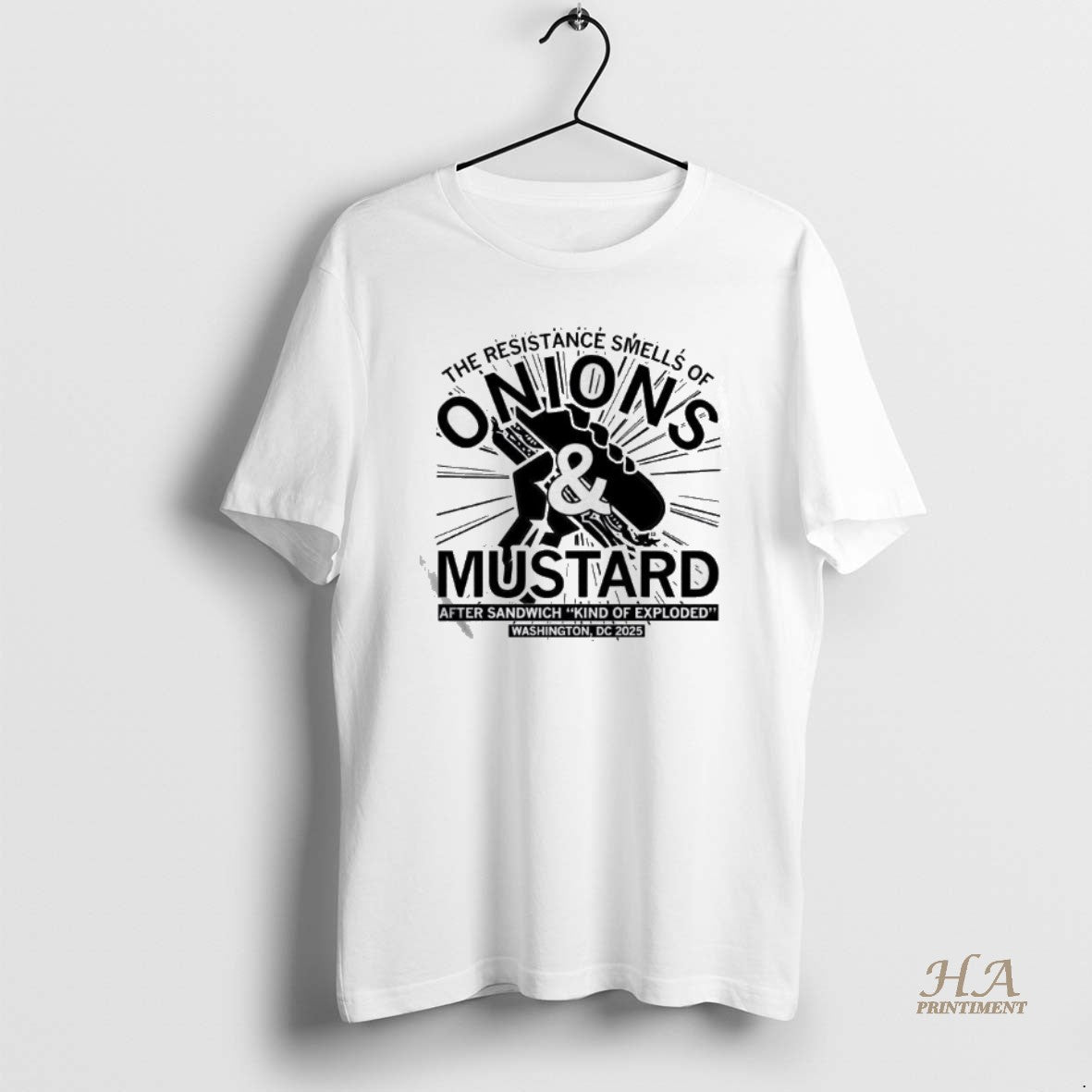 Official The Resistance Smells Of Onions And Mustard Resistance T-Shirts, Hoodie, Sweatshirt | InkNestWear.com