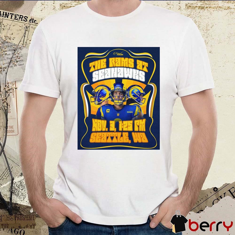 The Royal Tour The Rams At Seahawks Nov 3 Seattle WA Poster t-shirt