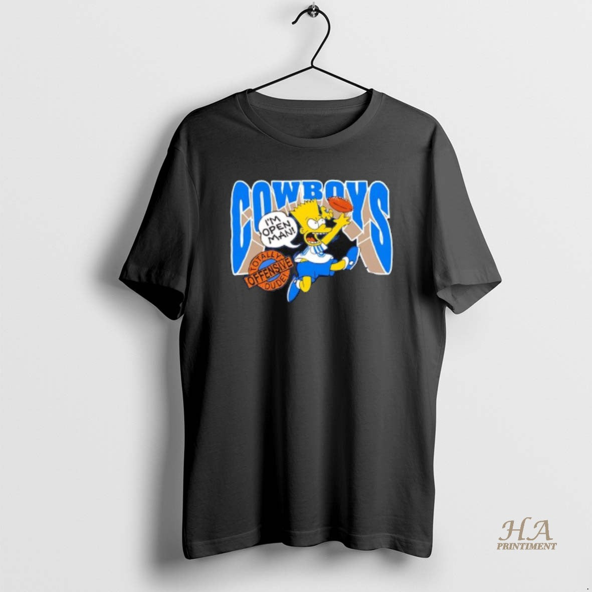 Official The Simpsons Bart I Am Open Man Cowboys Totally Dude Offensive Graphic T-Shirts, Hoodie, Sweatshirt