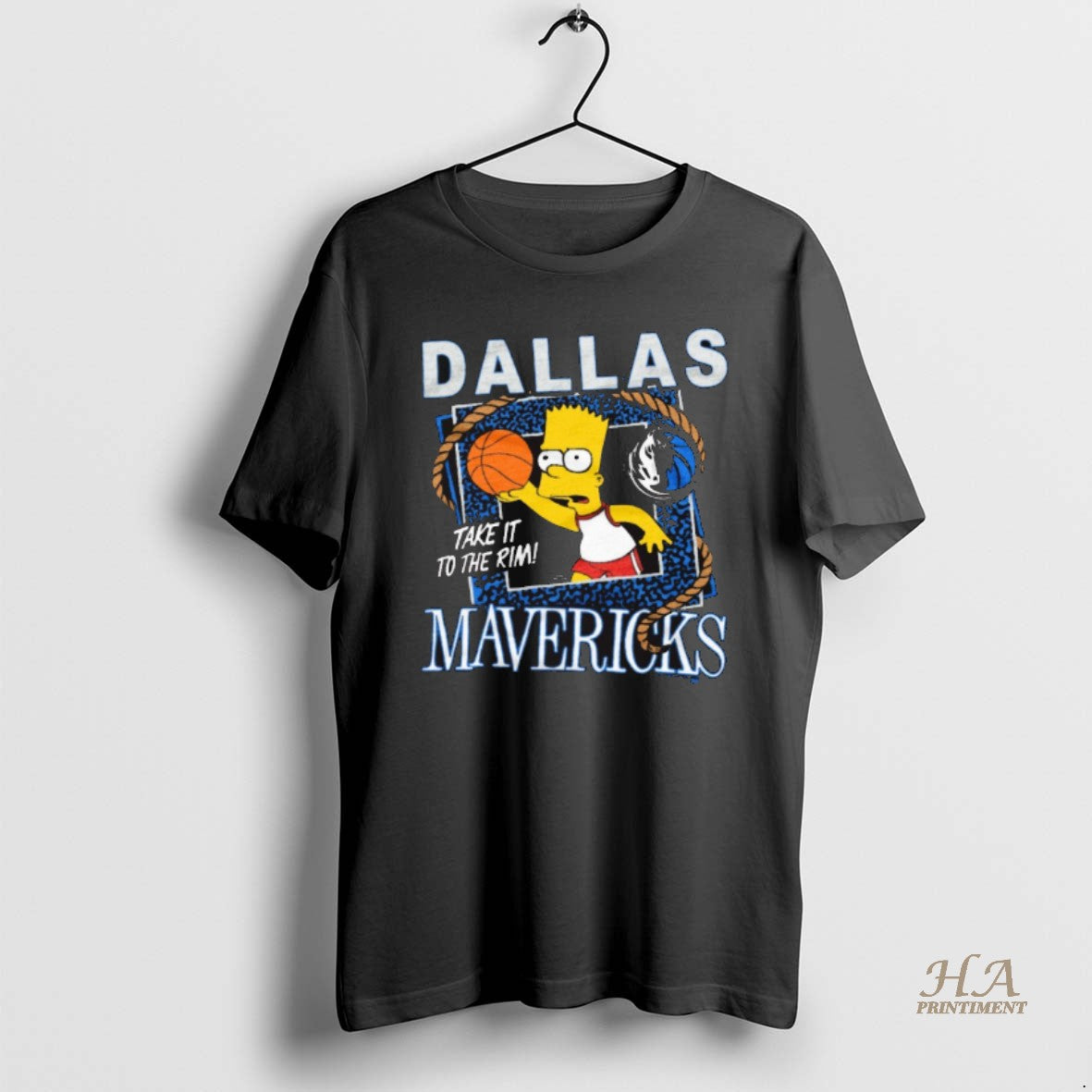 Official The Simpsons Bart X Dallas Mavericks Take It To The Rim T-Shirts, Hoodie, Sweatshirt | InkNestWear.com