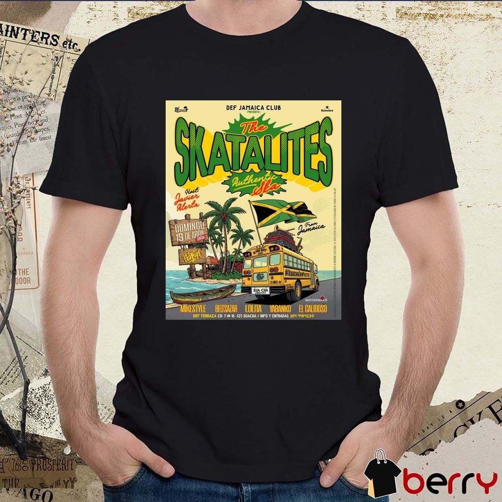 The Skatalites April 19, 2026 Def Jamaica Club, Soacha, Colombia Poster t-shirt