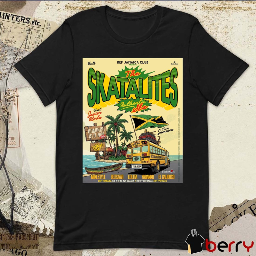 The Skatalites April 19, 2026 Def Jamaica Club, Soacha, Colombia Poster t-shirt
