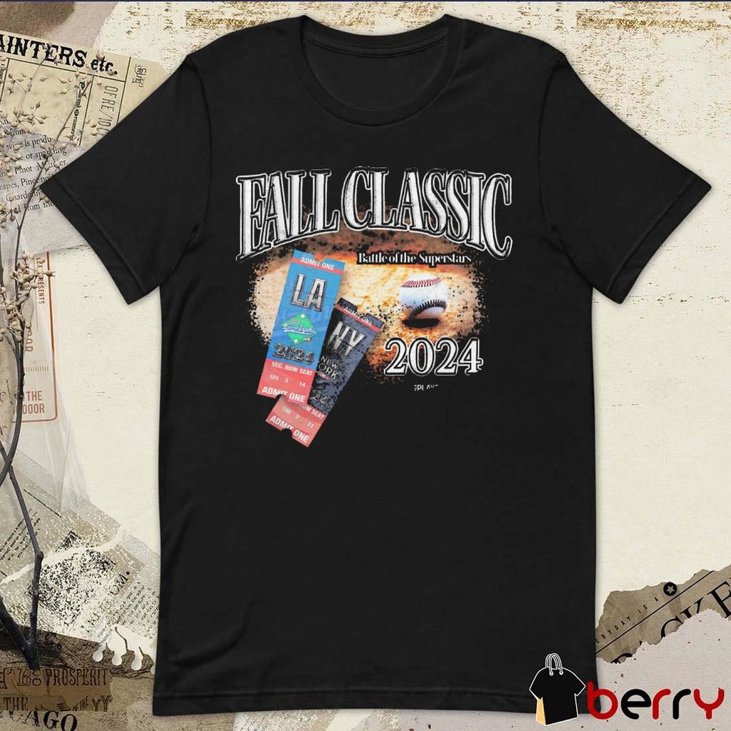 The Superstar Matchup Fall Classic Battle Of The Superstars 2024 LA Dodgers Vs NY Yankees MLB t-shirt