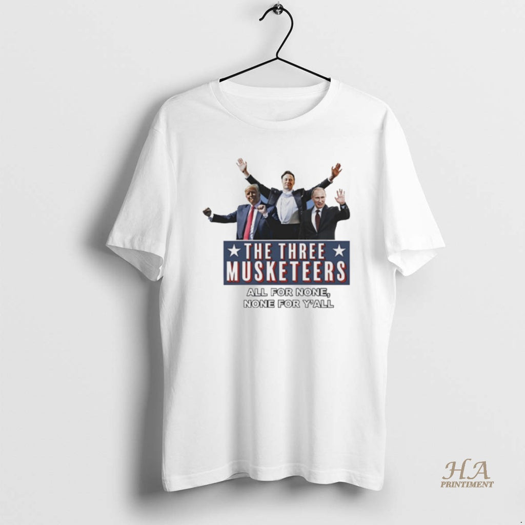 Official The Three Musketeers All For None None For Yall T-Shirts, Hoodie, Sweatshirt | InkNestWear.com