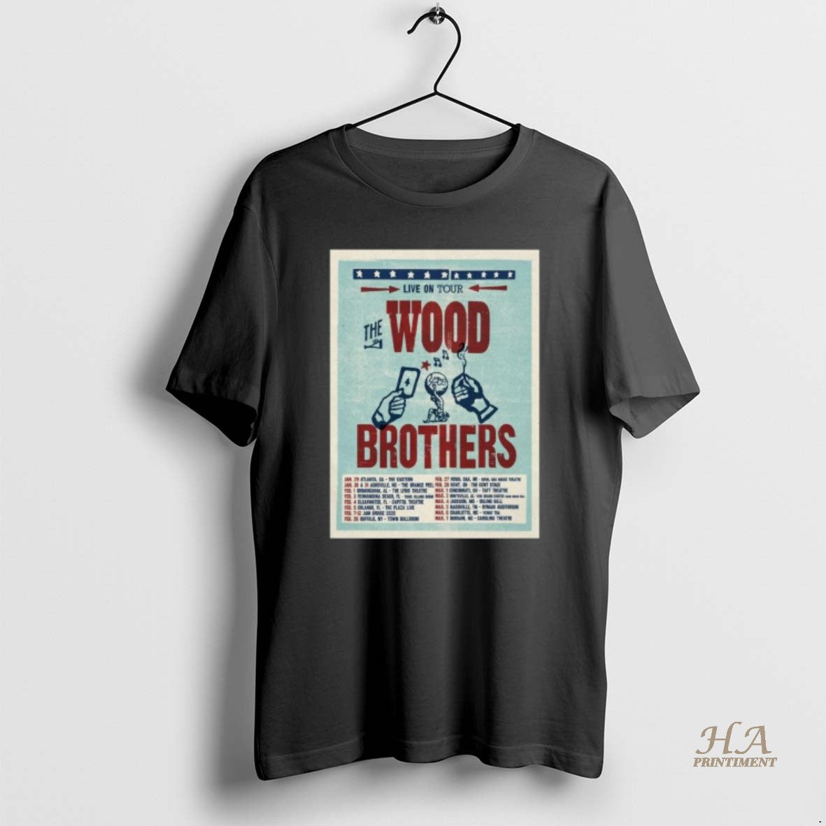 Official The Wood Brothers Live On New Tour 2026 T-Shirts, Hoodie, Sweatshirt | InkNestWear.com