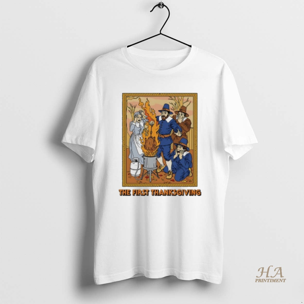 Official The First Thanksgiving Graphic Art T-Shirts, Hoodie, Sweatshirt | InkNestWear.com