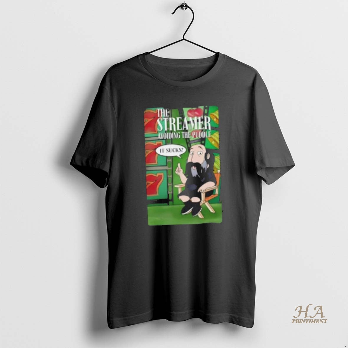 Official The Streamer Avoiding The Puddle It Sucks T-Shirts, Hoodie, Sweatshirt | InkNestWear.com