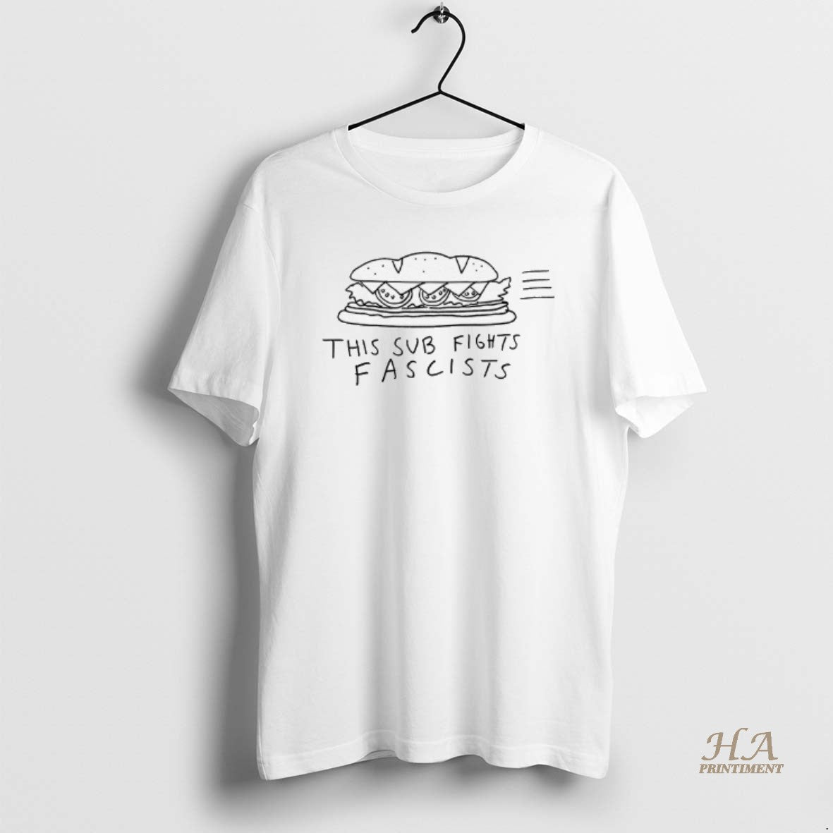 Official This Sub Fights Fascists Funny Parody Sandwich T-Shirts, Hoodie, Sweatshirt | InkNestWear.com