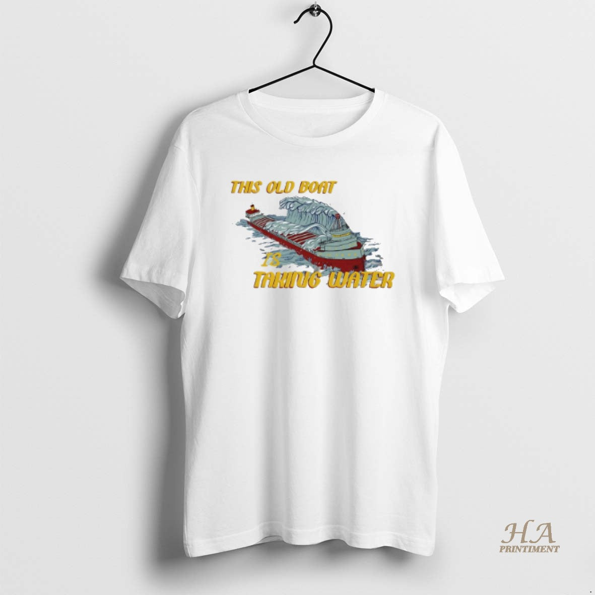 Official This Old Boat Is Taking Water Edmund Fitzgerald T-Shirts, Hoodie, Sweatshirt | InkNestWear.com