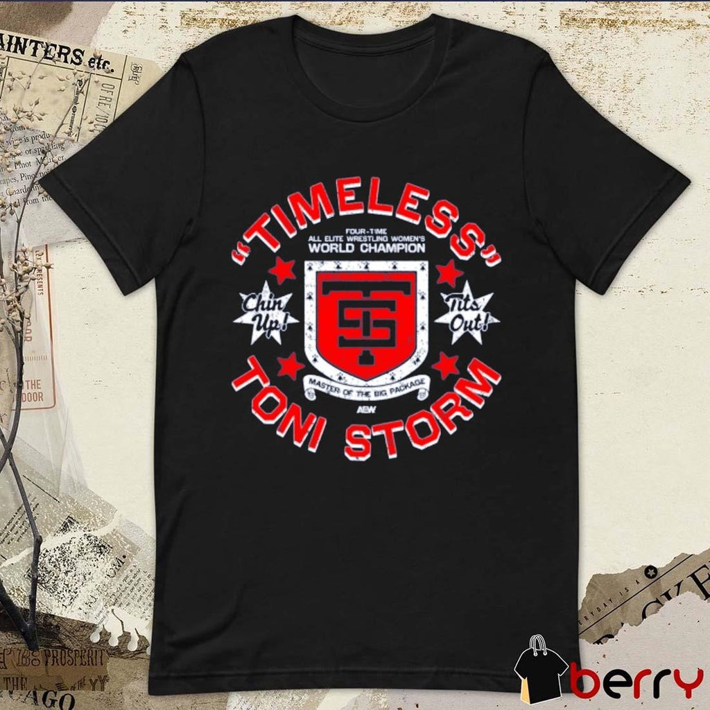 Timeless Toni Storm Four-time AEW Women’s World Champion Master Of The Big Package Vintage t-shirt