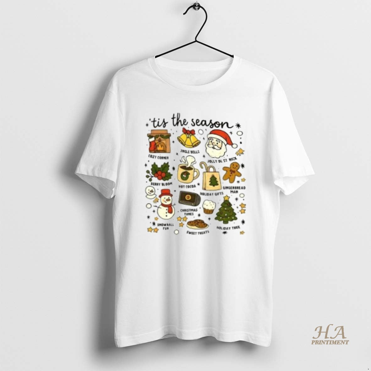 Official Tis The Season Christmas Icons Holiday Treats T-Shirts, Hoodie, Sweatshirt | InkNestWear.com