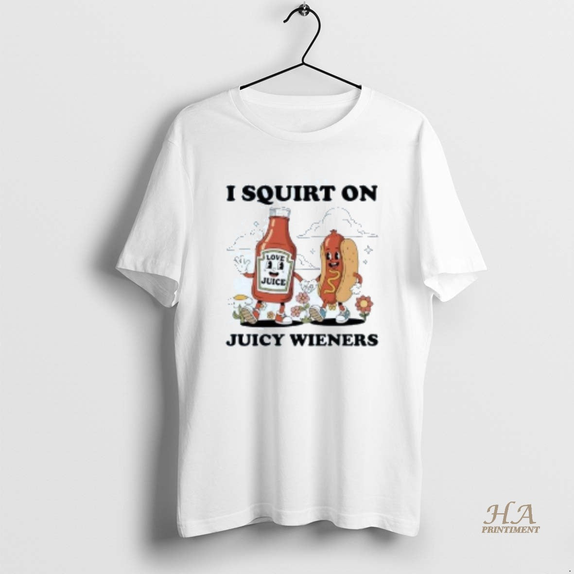 Official Tomato Ketchup I Squirt On Juicy Wieners T-Shirts, Hoodie, Sweatshirt | InkNestWear.com