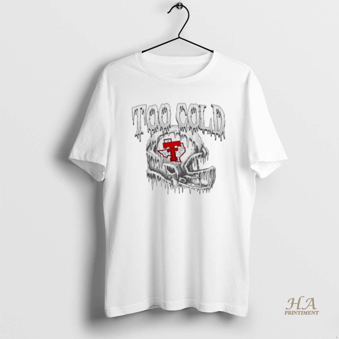 Official Too Cold Texas Tech Football Helmet T-Shirts, Hoodie, Sweatshirt