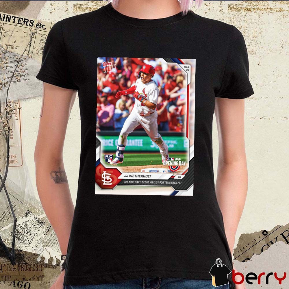 Topps Jj Wetherholt 28 Opening Day Debut HR Is 1st For Team Since ’57 Debut Poster t-shirt