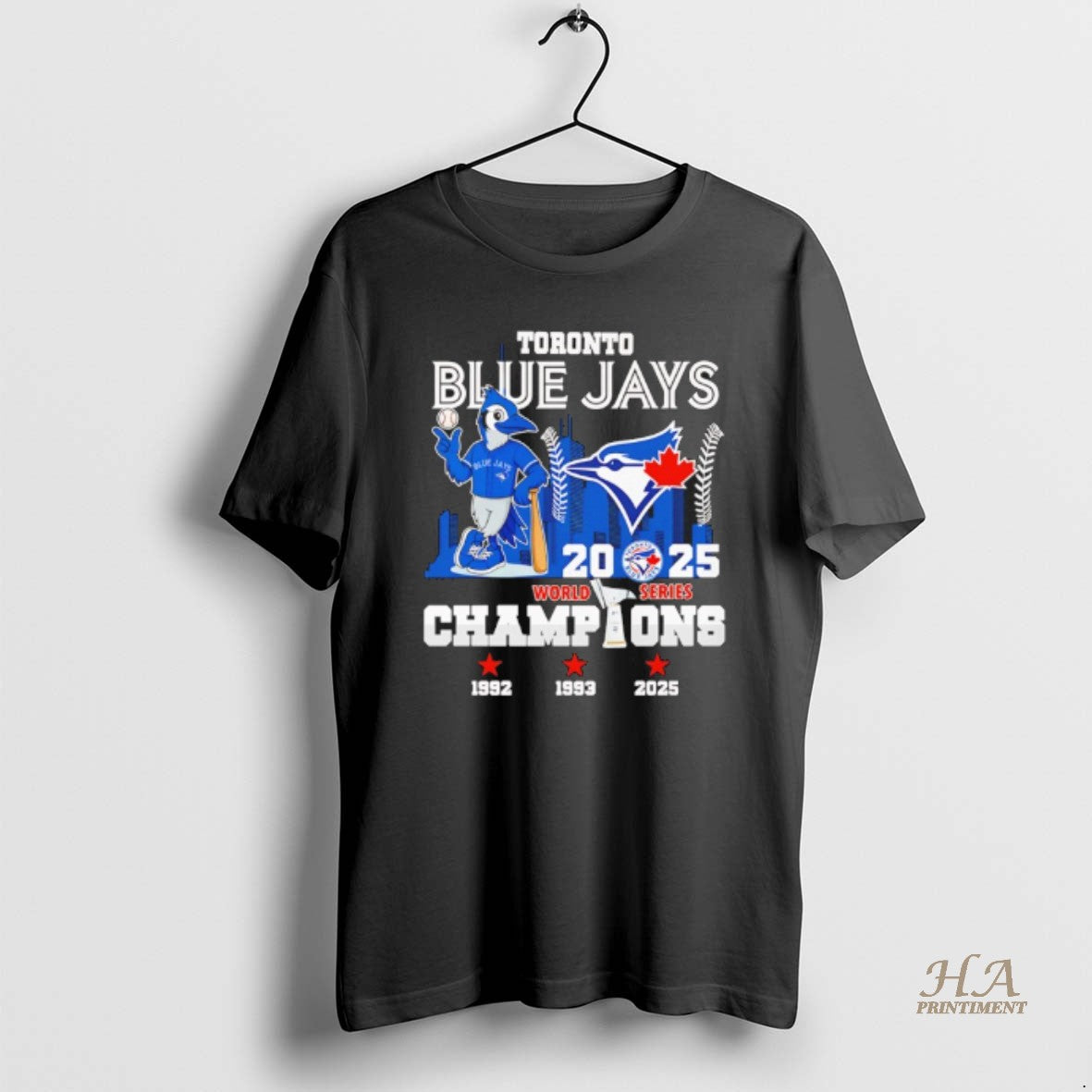 Official Toronto Blue Jays 2025 World Series Champions 3 Time 92 93 25 Mascot T-Shirts, Hoodie, Sweatshirt | InkNestWear.com