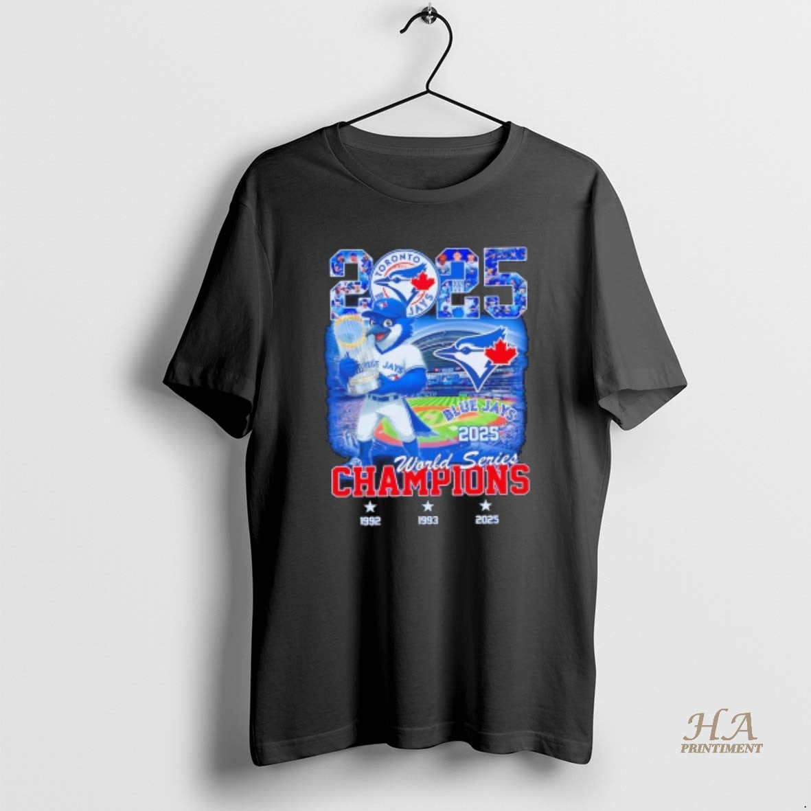 Official Toronto Blue Jays 2025 World Champions 3 Time Mascot T-Shirts, Hoodie, Sweatshirt