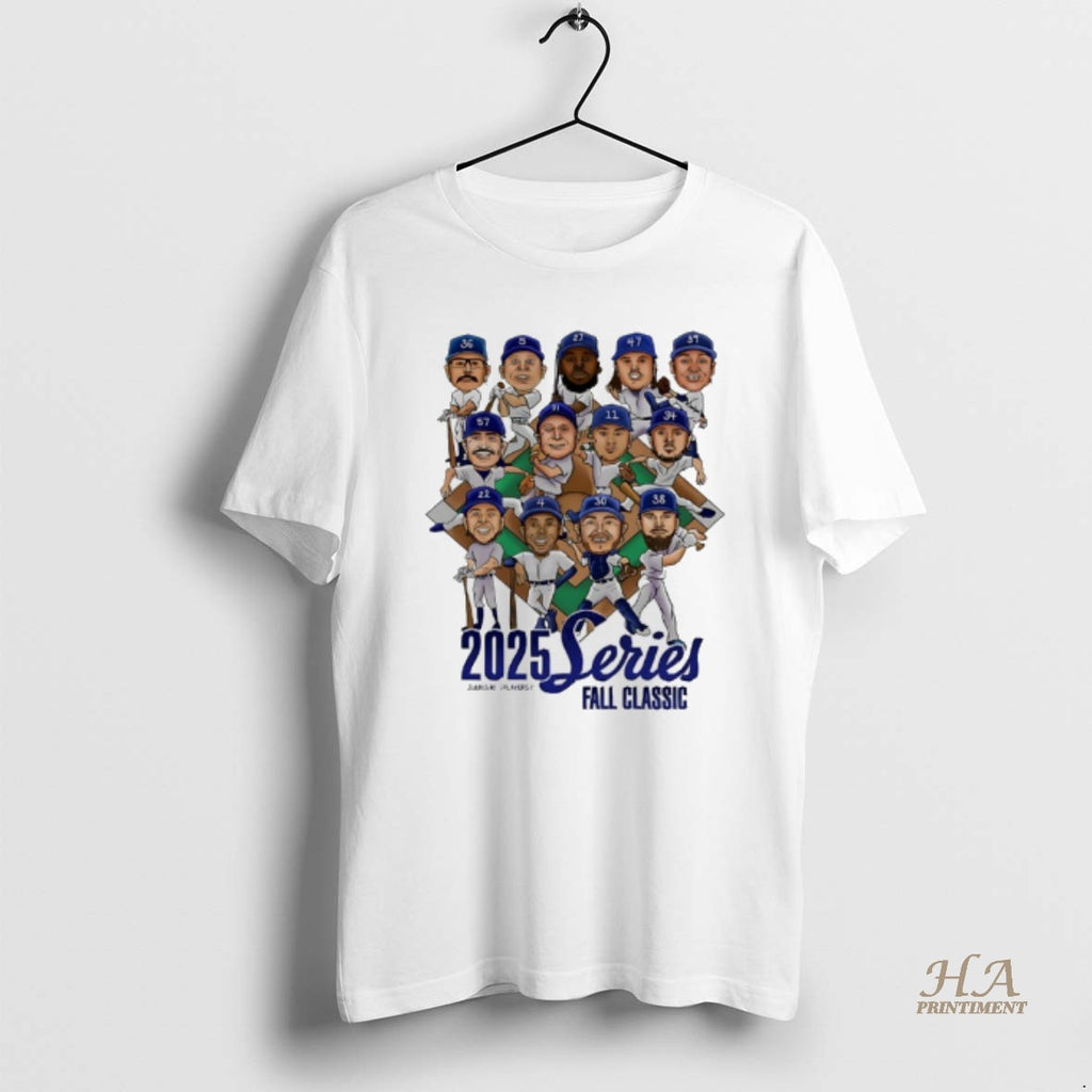 Official Toronto Blue Jays 2025 World Series Fall Classic Caricature T-Shirts, Hoodie, Sweatshirt | InkNestWear.com