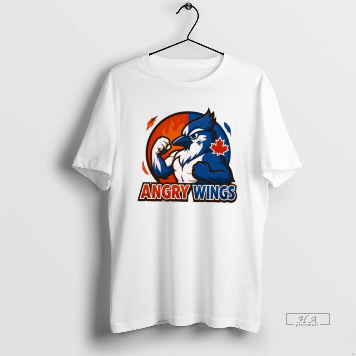 Official Toronto Blue Jays Angry Wings Mascot Maple Leaf Logo T-Shirts, Hoodie, Sweatshirt | InkNestWear.com