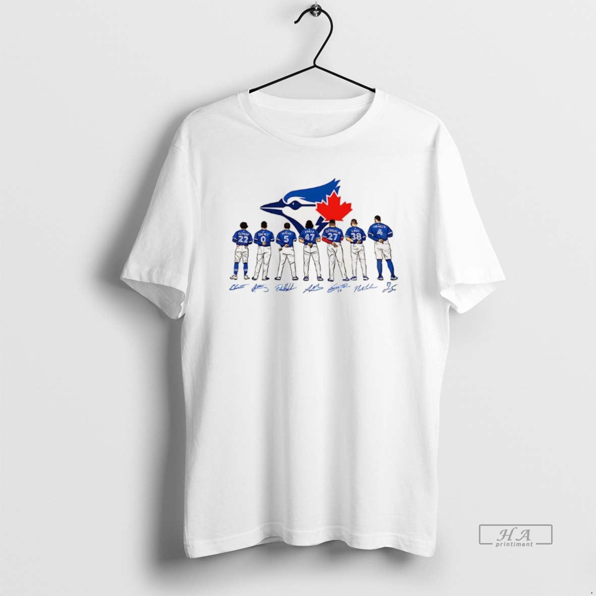 Official Toronto Blue Jays Mlb Lineup 2025 Chasing The Same Dream Signature T-Shirts, Hoodie, Sweatshirt | InkNestWear.com